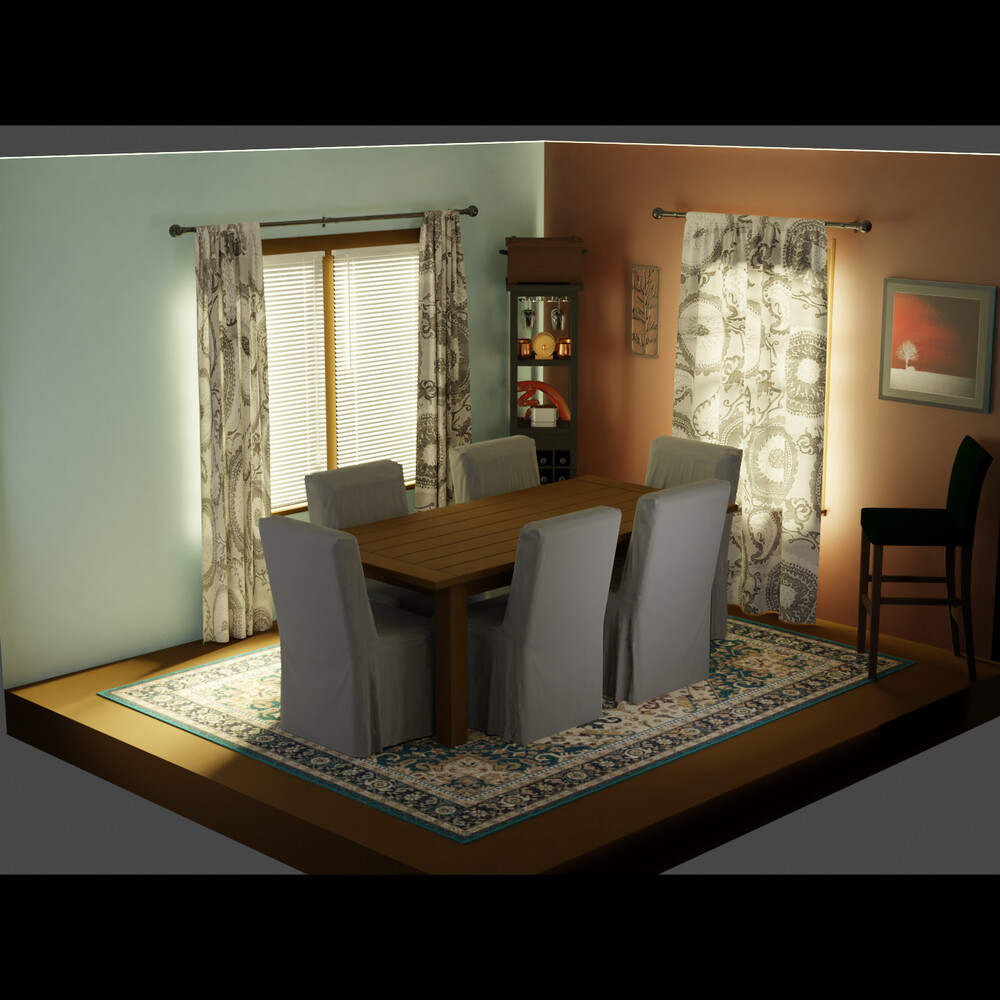 Dining Room Diorama