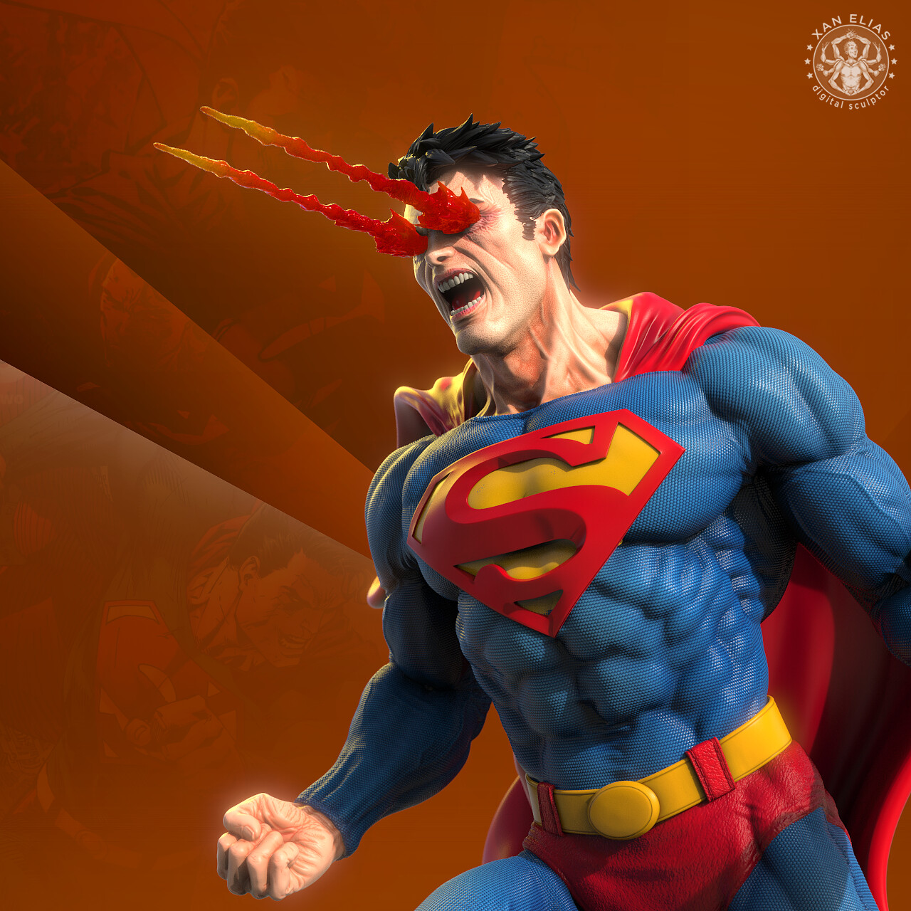 ArtStation - Superman 1:3 collectible statue
