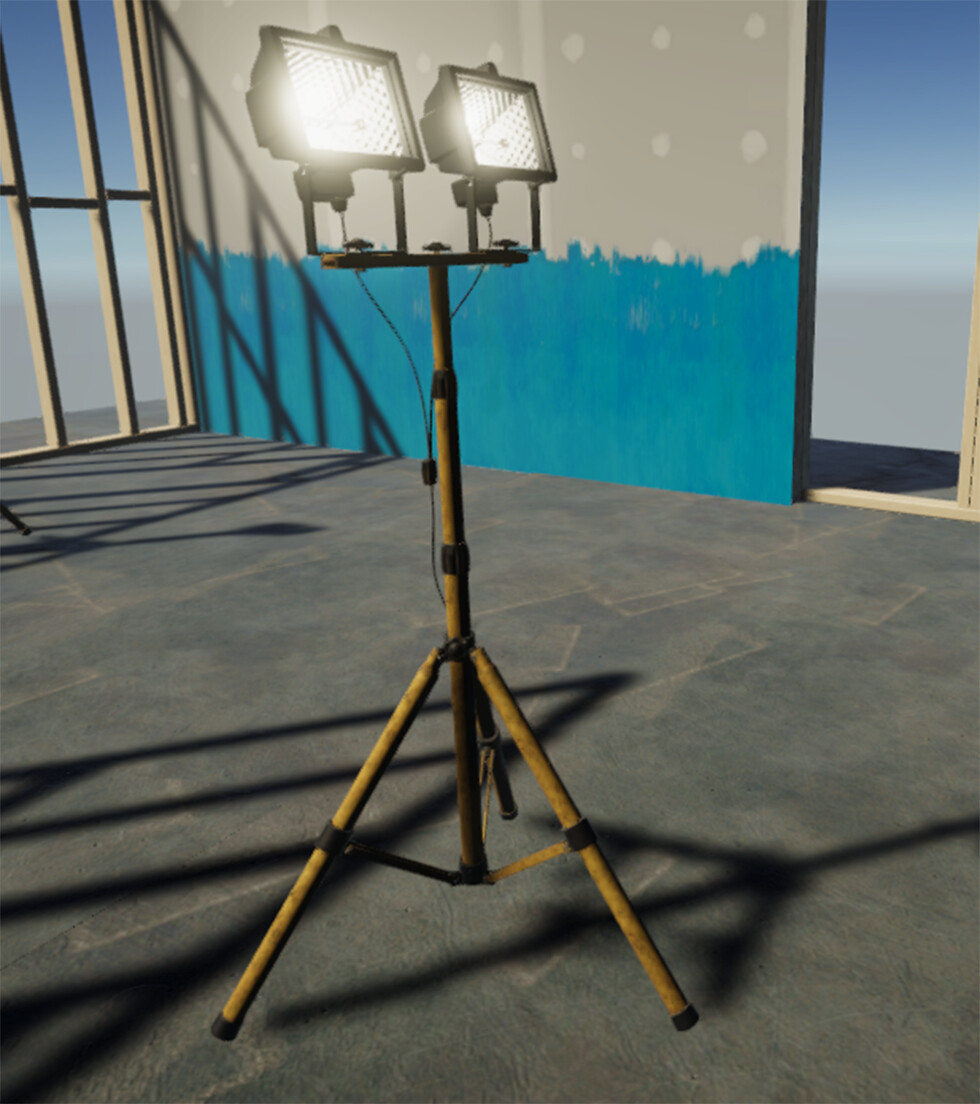 reflector tripode 2unity URP quick render