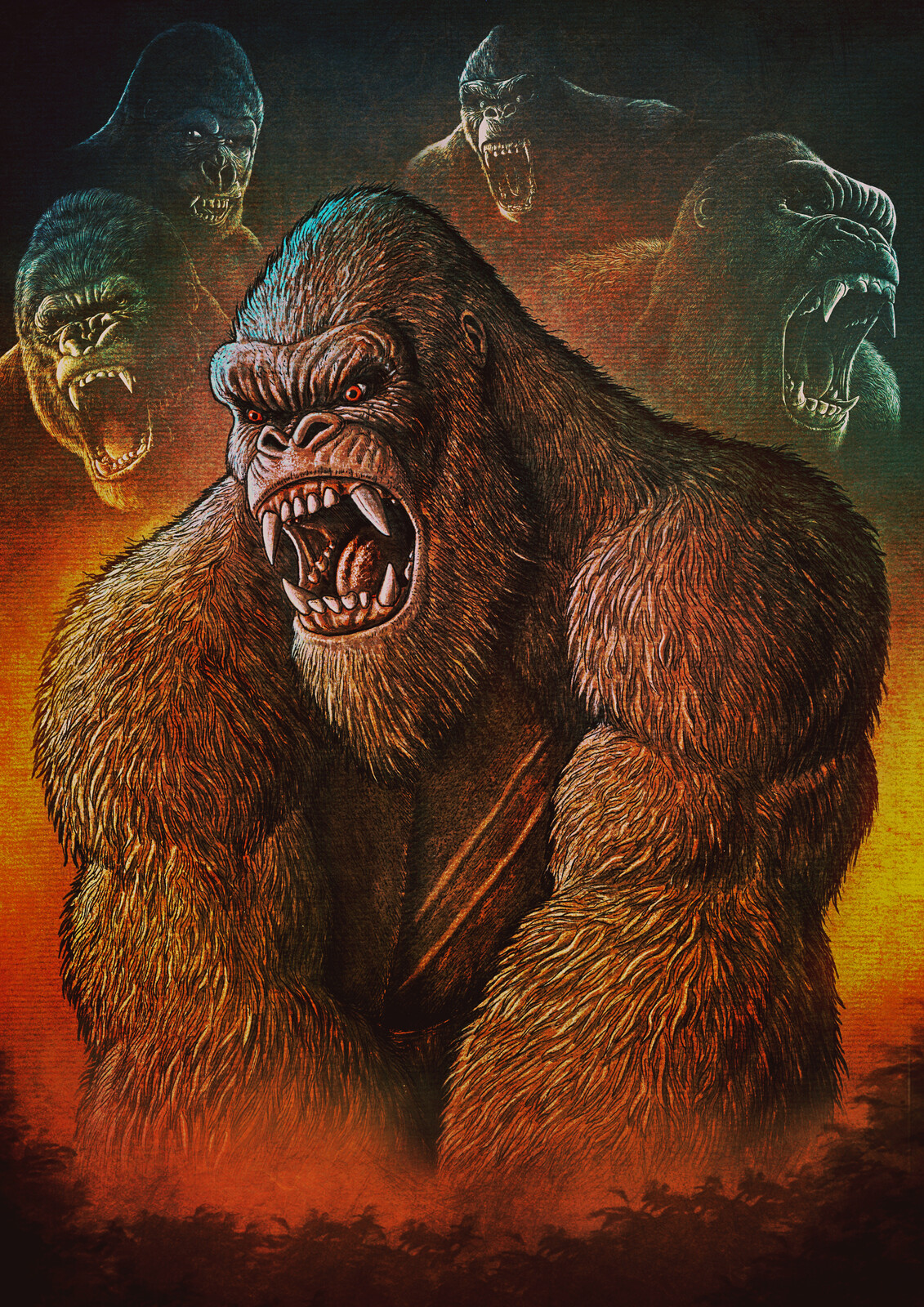 The many American iterations of Kong.
