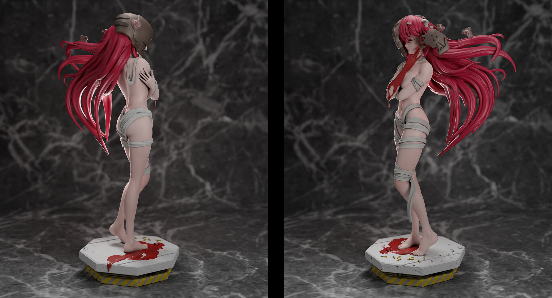 Elfen lied top action figure