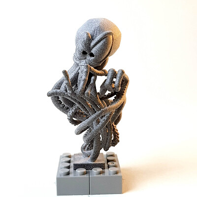  "Octopus", 3D printed figure for toy bricks