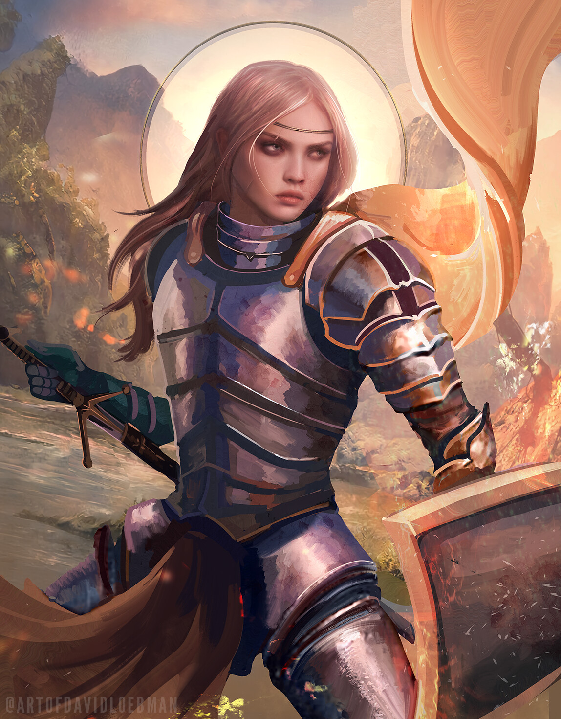 ArtStation Soldier Token MtG Fanart