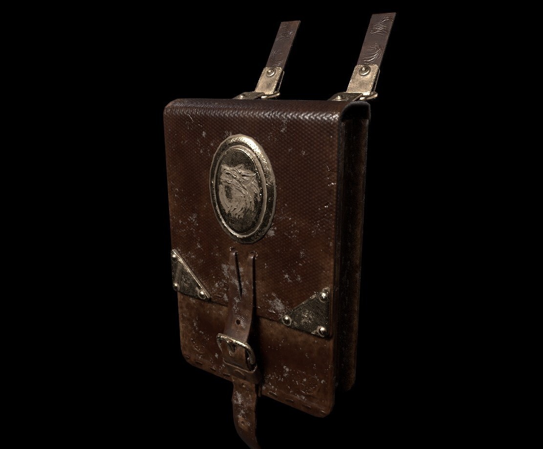 ArtStation Leather Messenger Bag