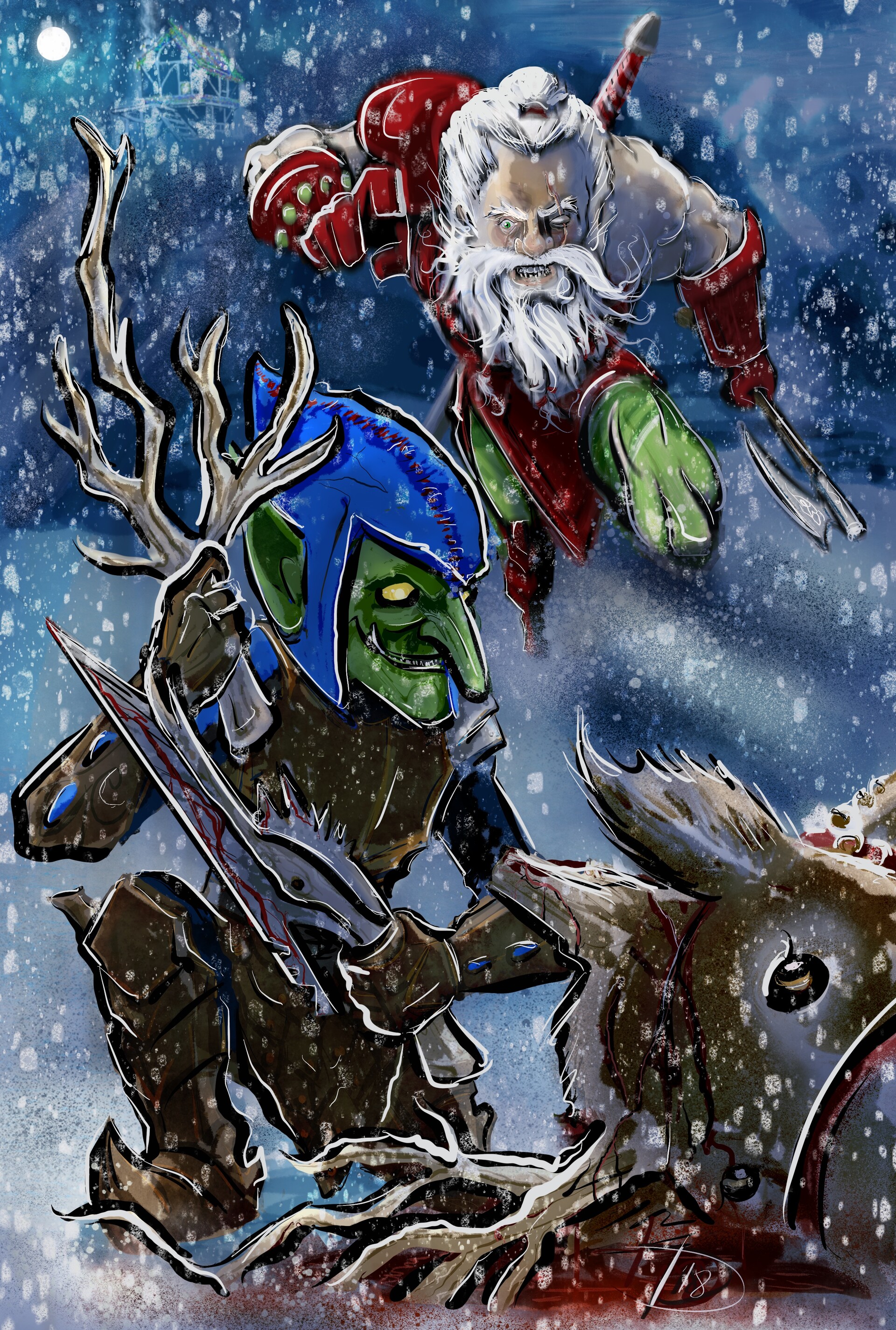 ArtStation - A Mythic Christmas