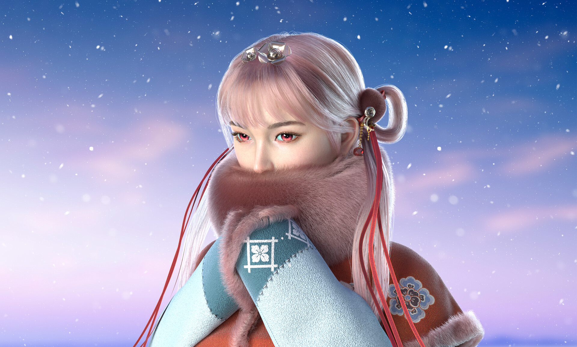 Artstation 雪国少女