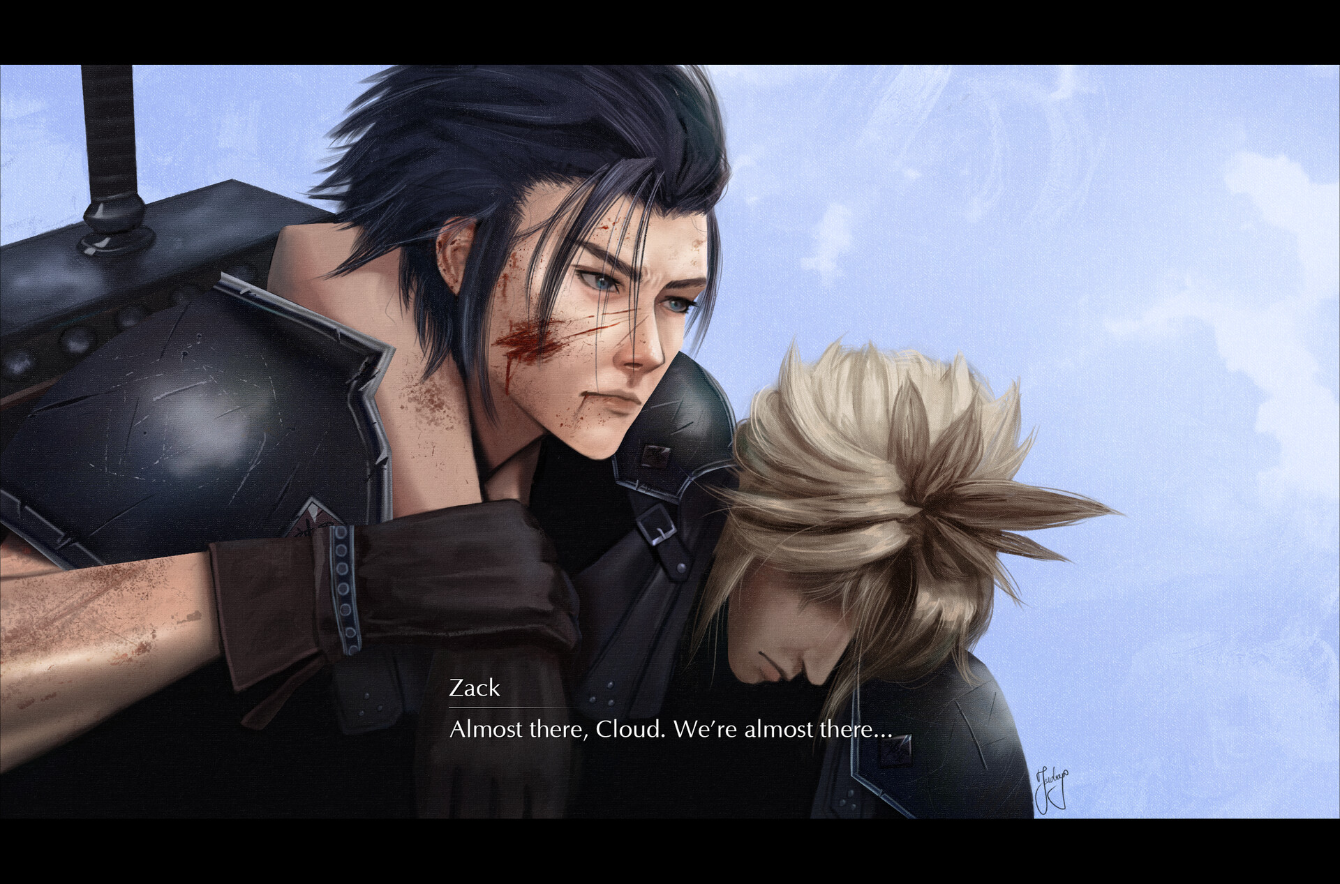 Final Fantasy Zack Fair And Cloud