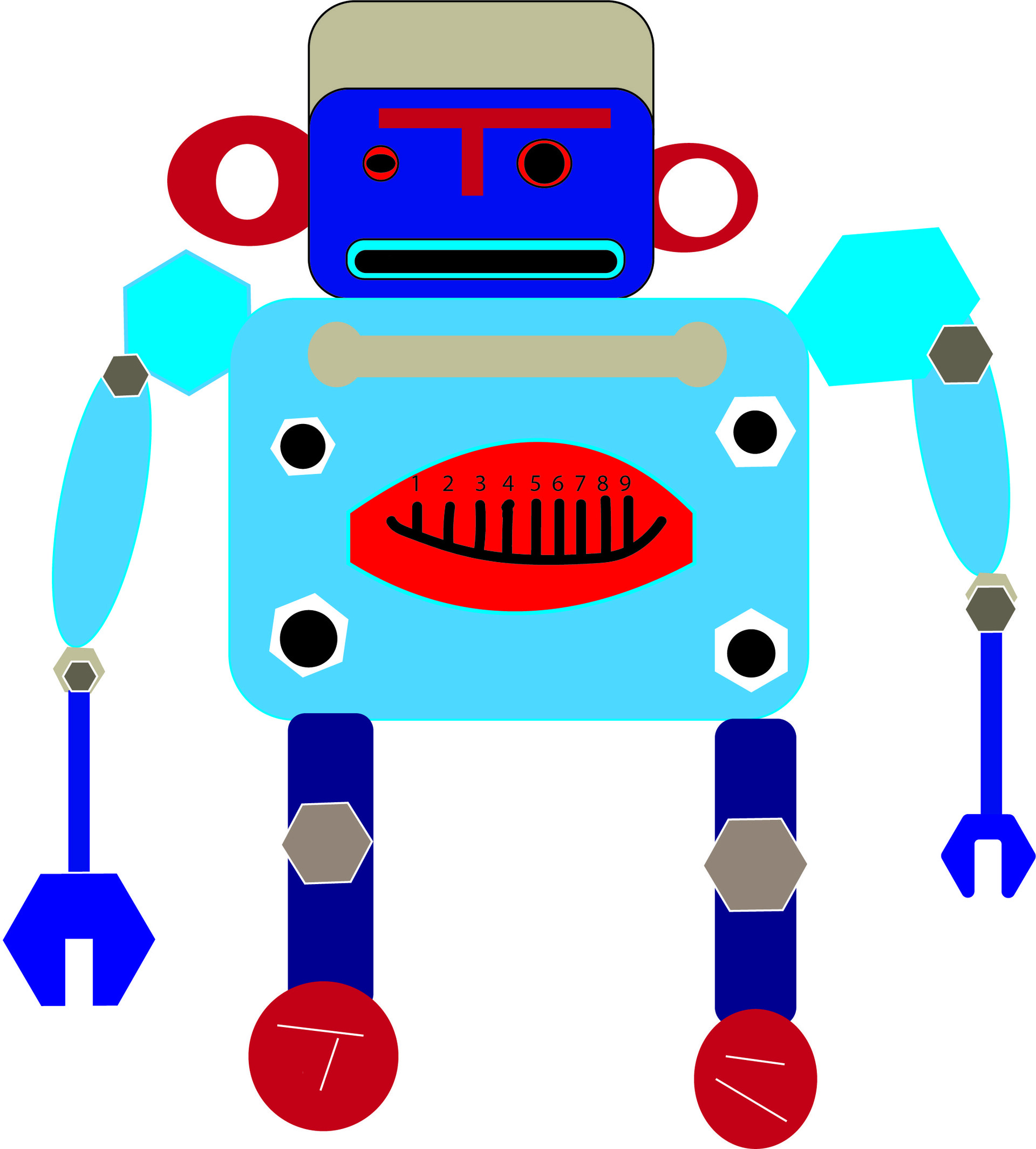 ArtStation - Blue Robot