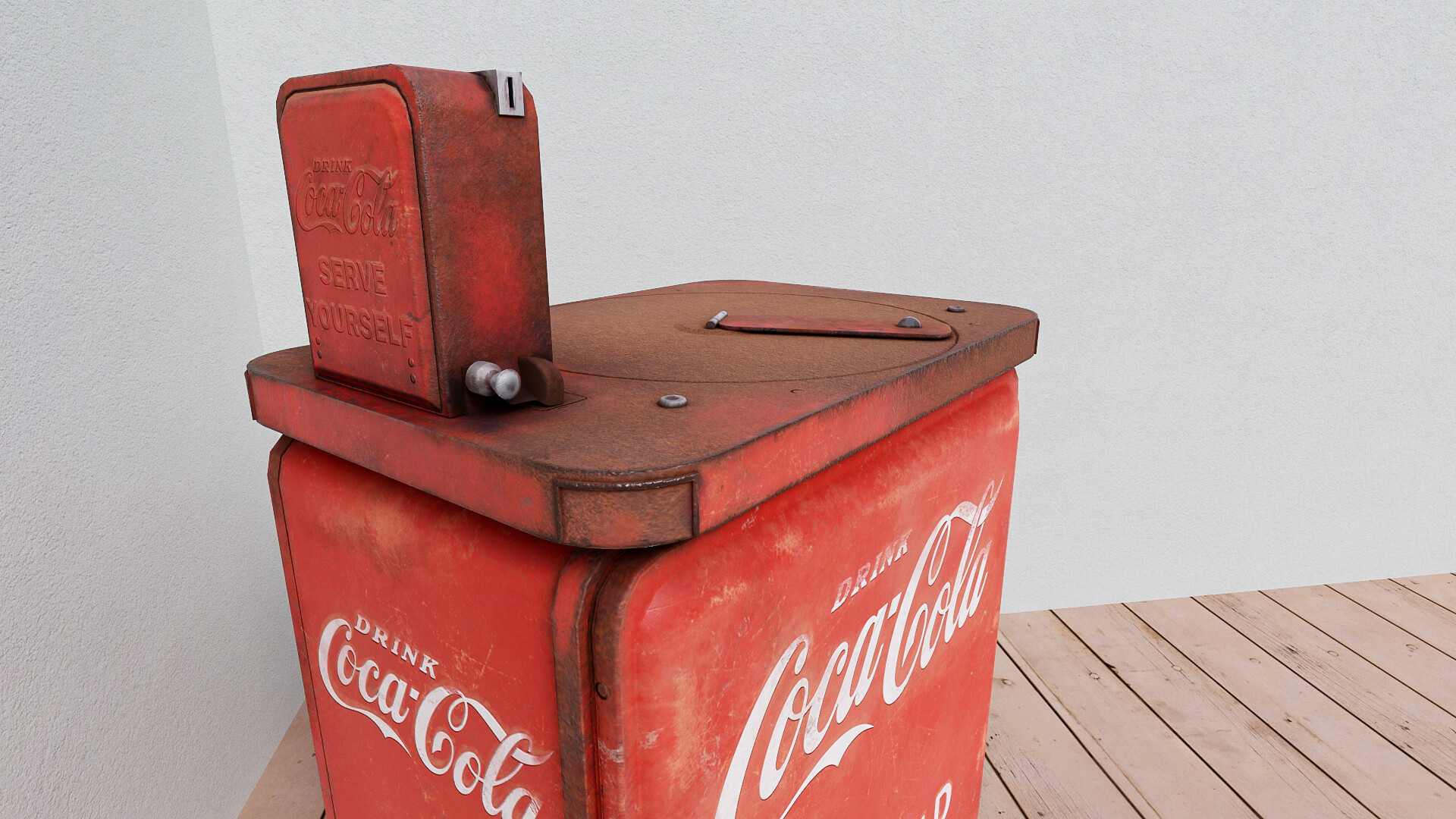 chest type coke machine