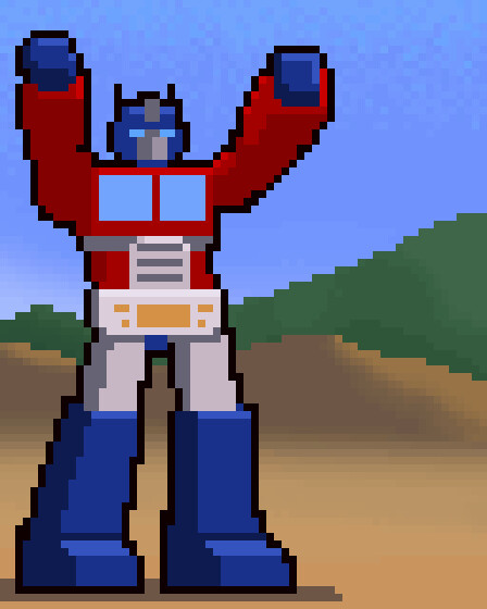 Transformers Animated Pixelart