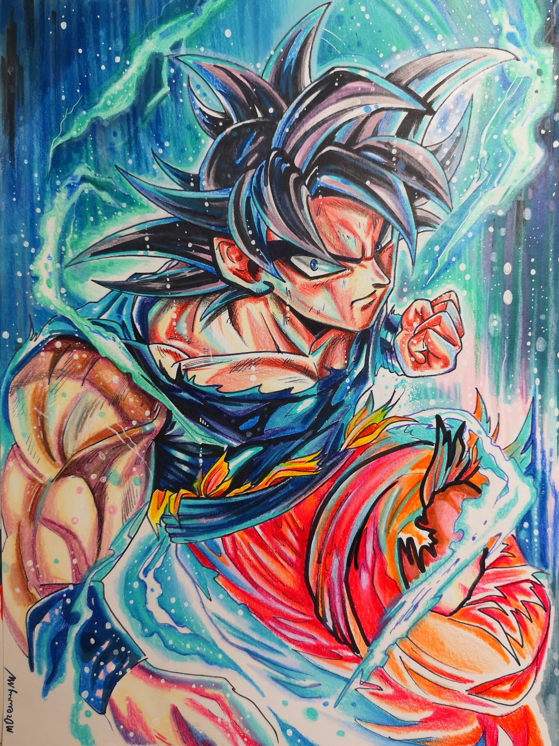 ArtStation - Goku mastered ultra instinct