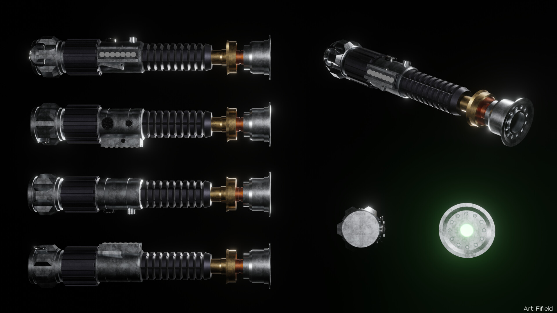 ArtStation Obiwan's Lightsaber
