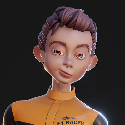Posing F1 Driver Character in Blender 3