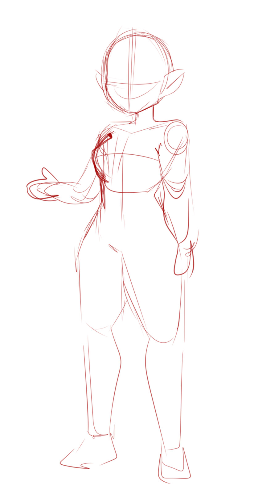 Pose sketch