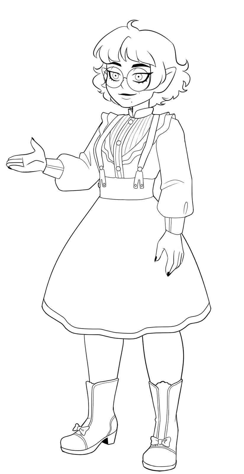 Finished design for first outfit