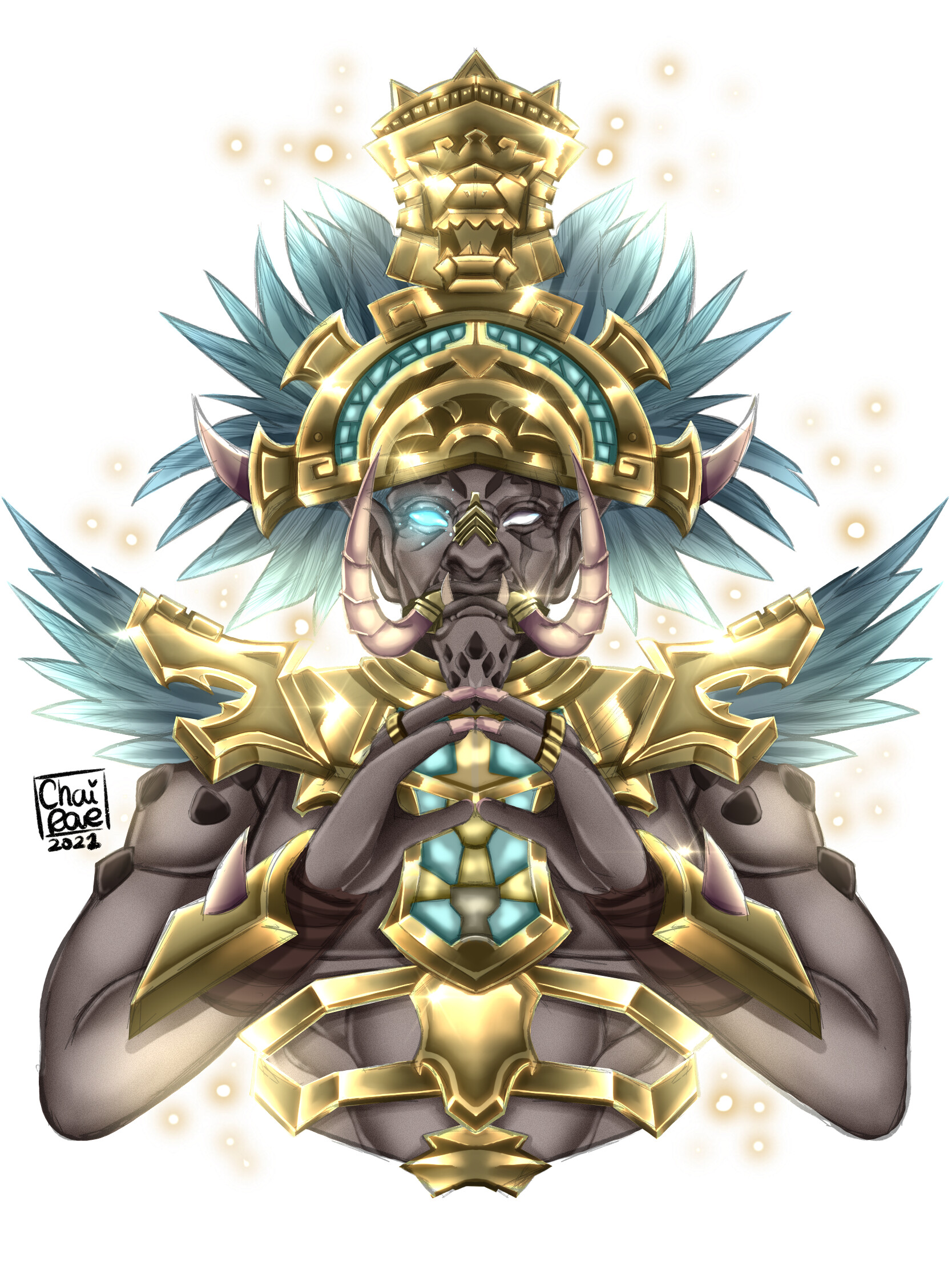 ArtStation God King Rastakhan World of Warcraft