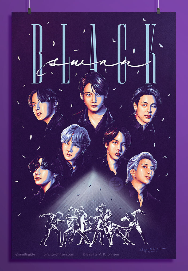 ArtStation BTS Black Swan posters