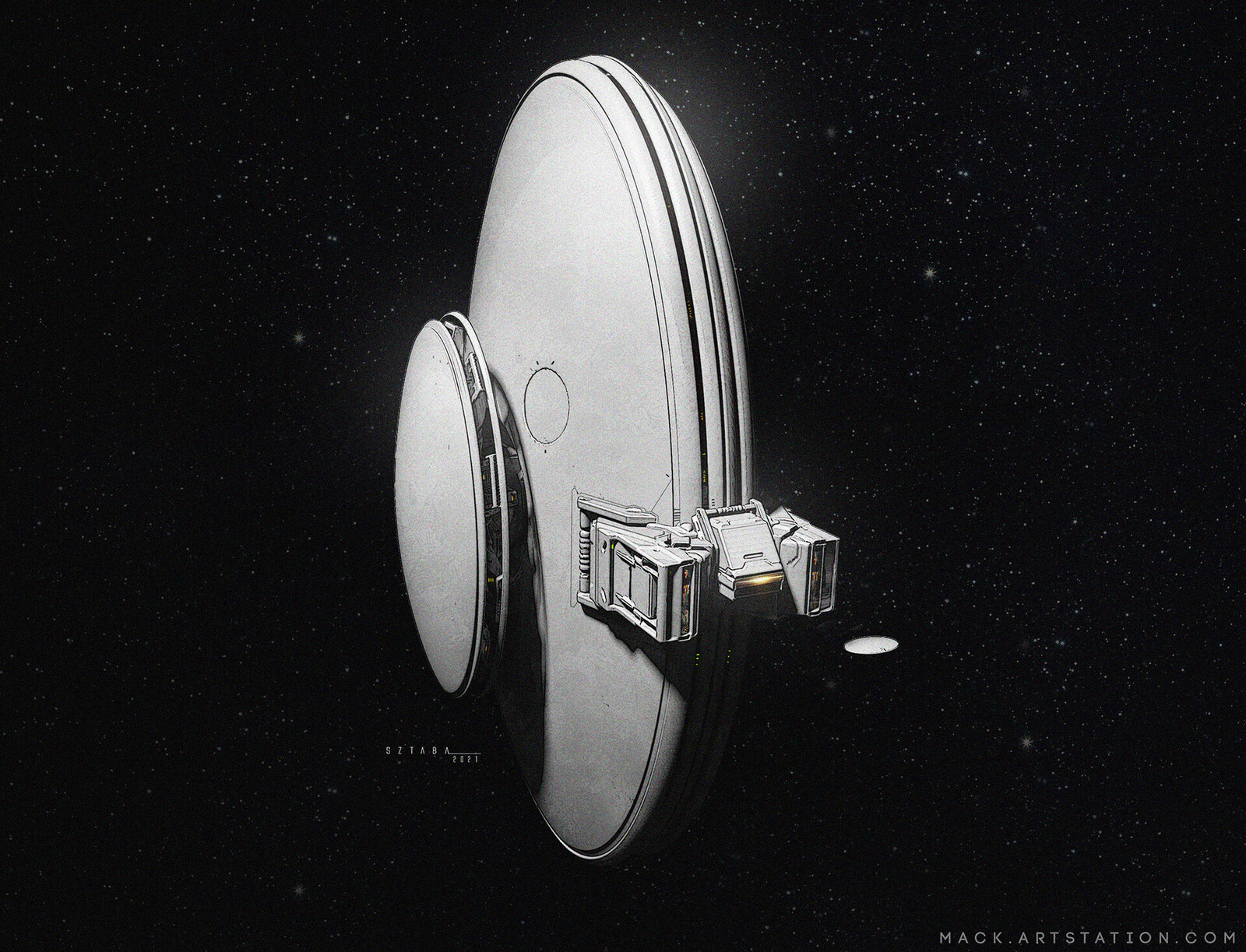 Saucer from the Terran Fleet