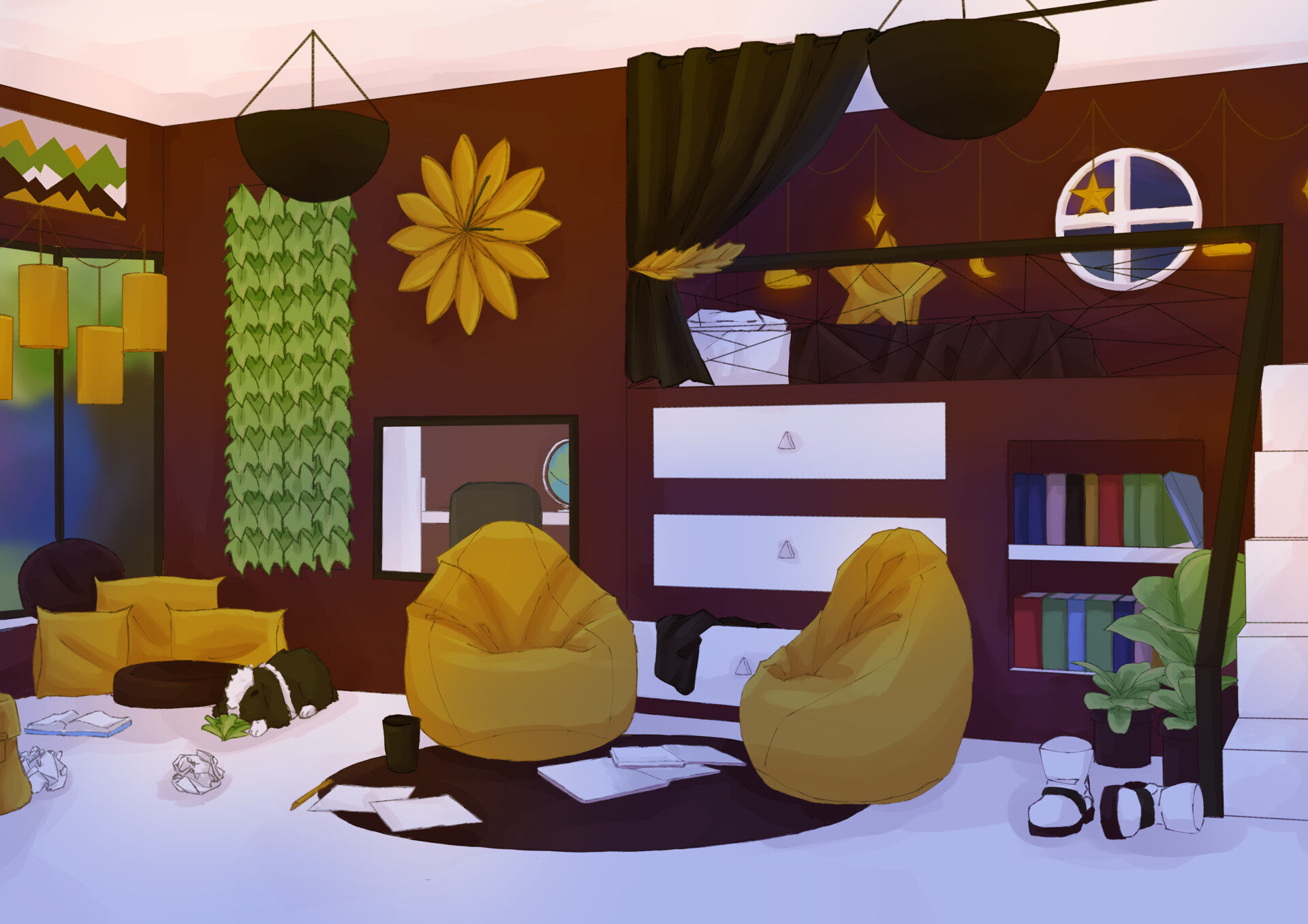 Artstation persona room