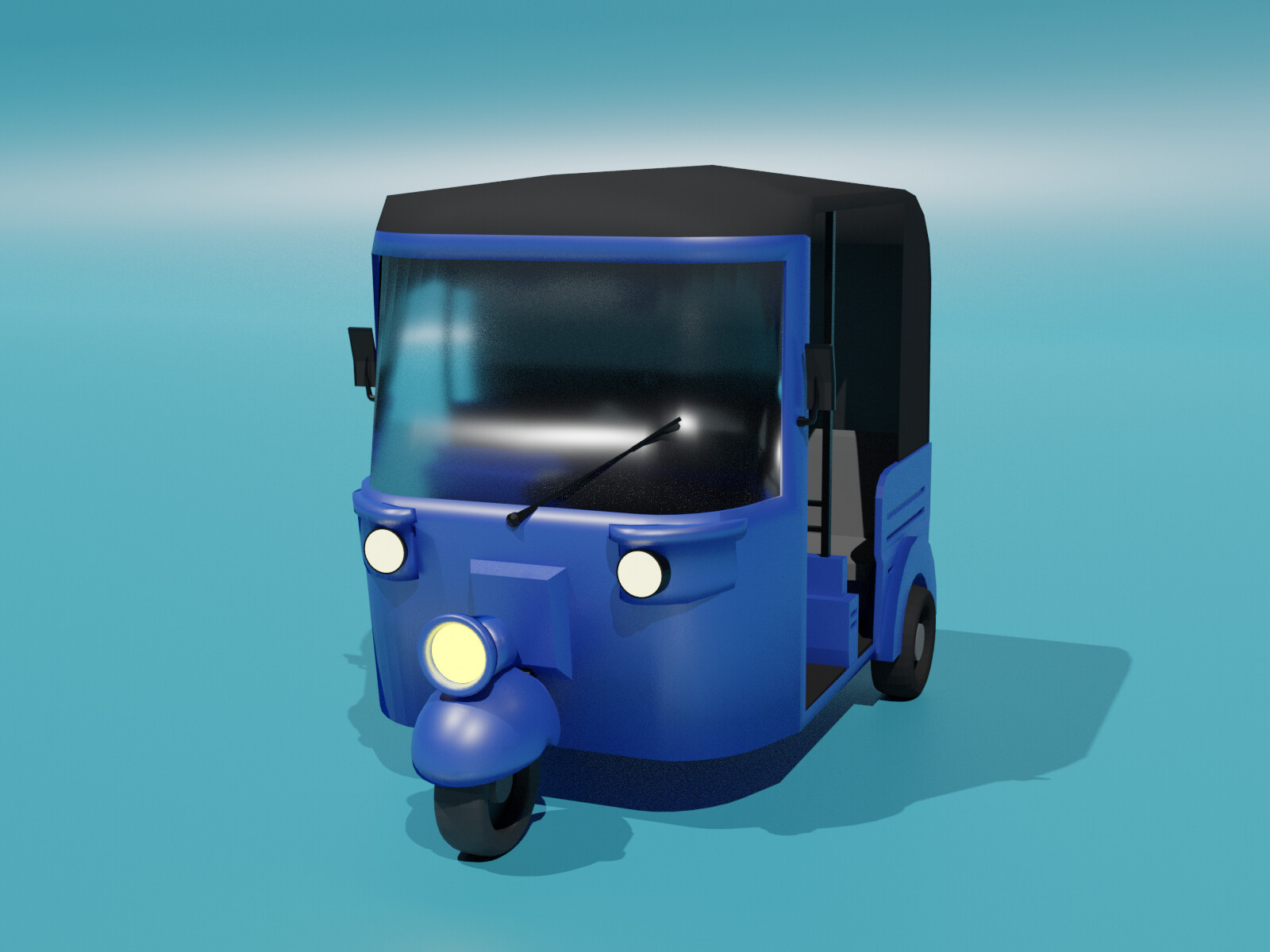 ArtStation TUK TUK 3D artstation-tuk-tuk-3d