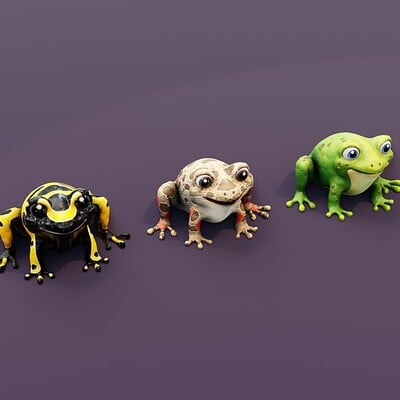 3d disco 00 0 frogs front