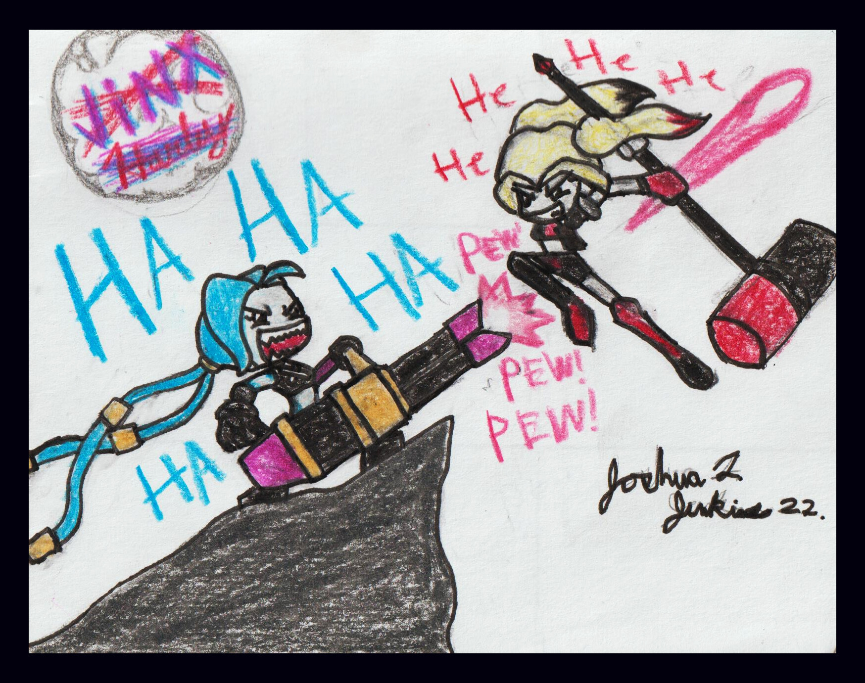 Joshua T Jenkins - Jinx vs Harley Quinn