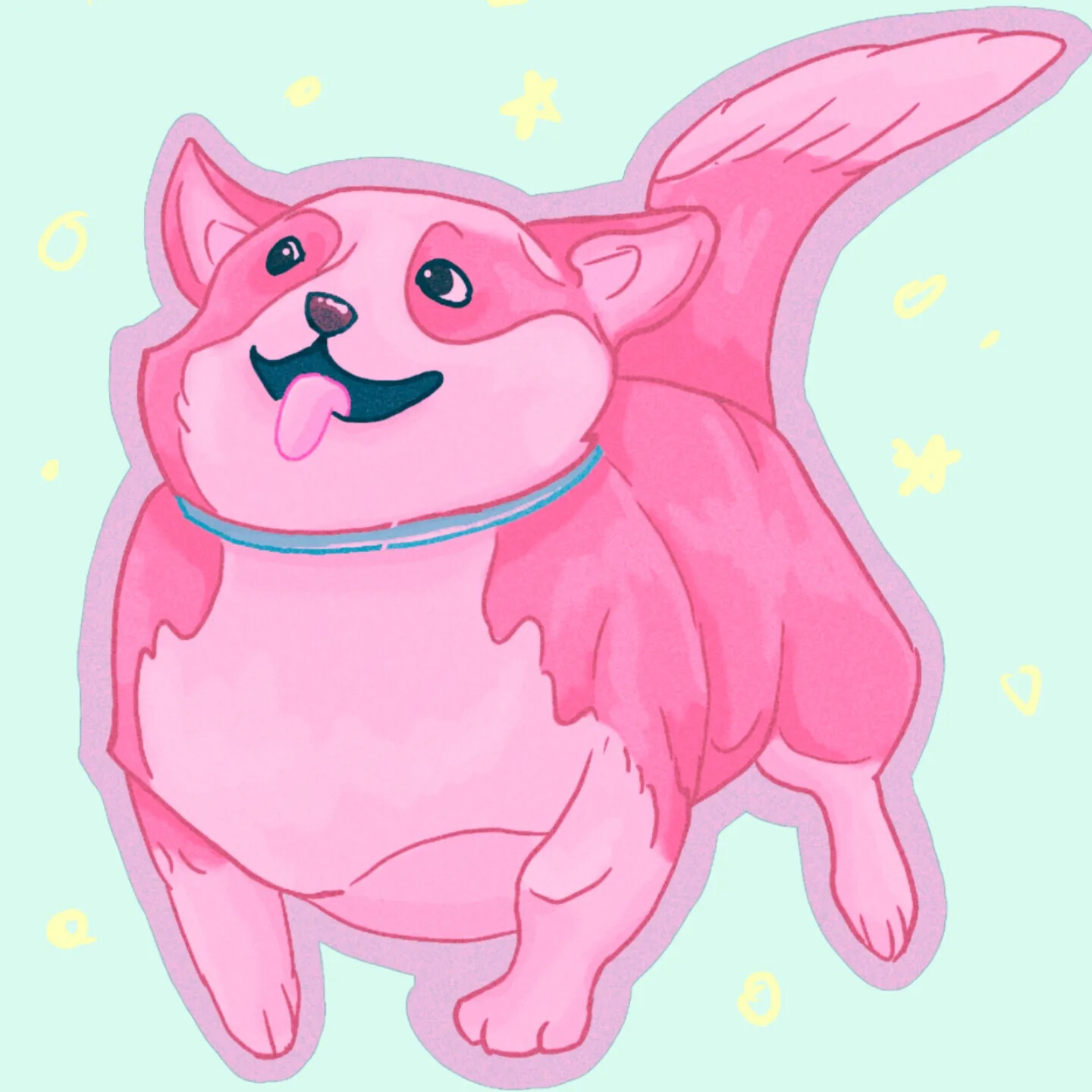 Pink corgi shop