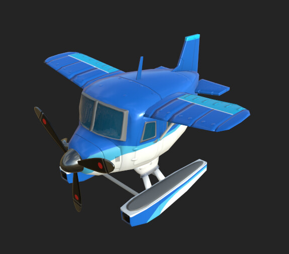 ArtStation Plane like in Animal Crossing