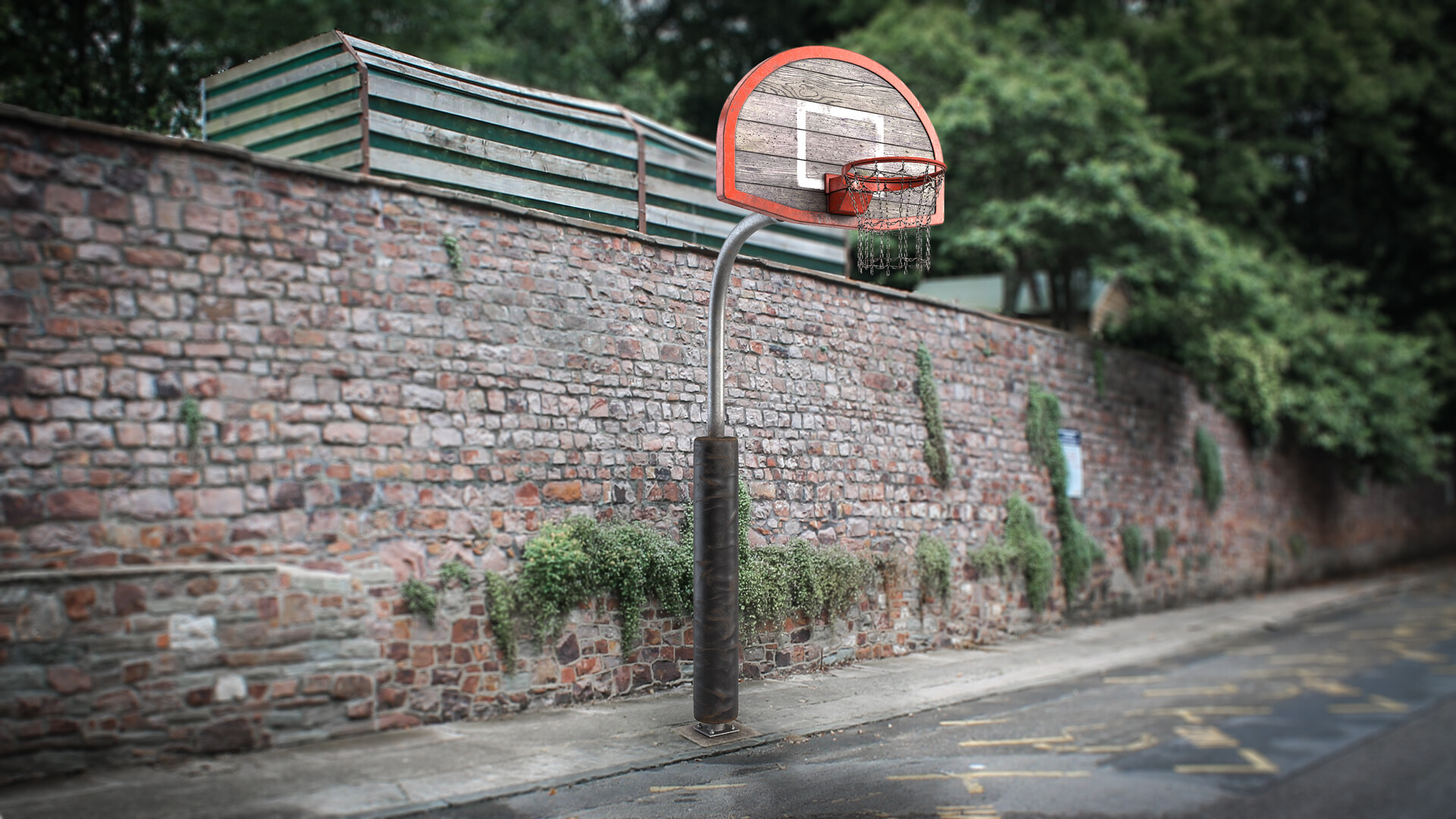 ArtStation Street Basketball Hoop