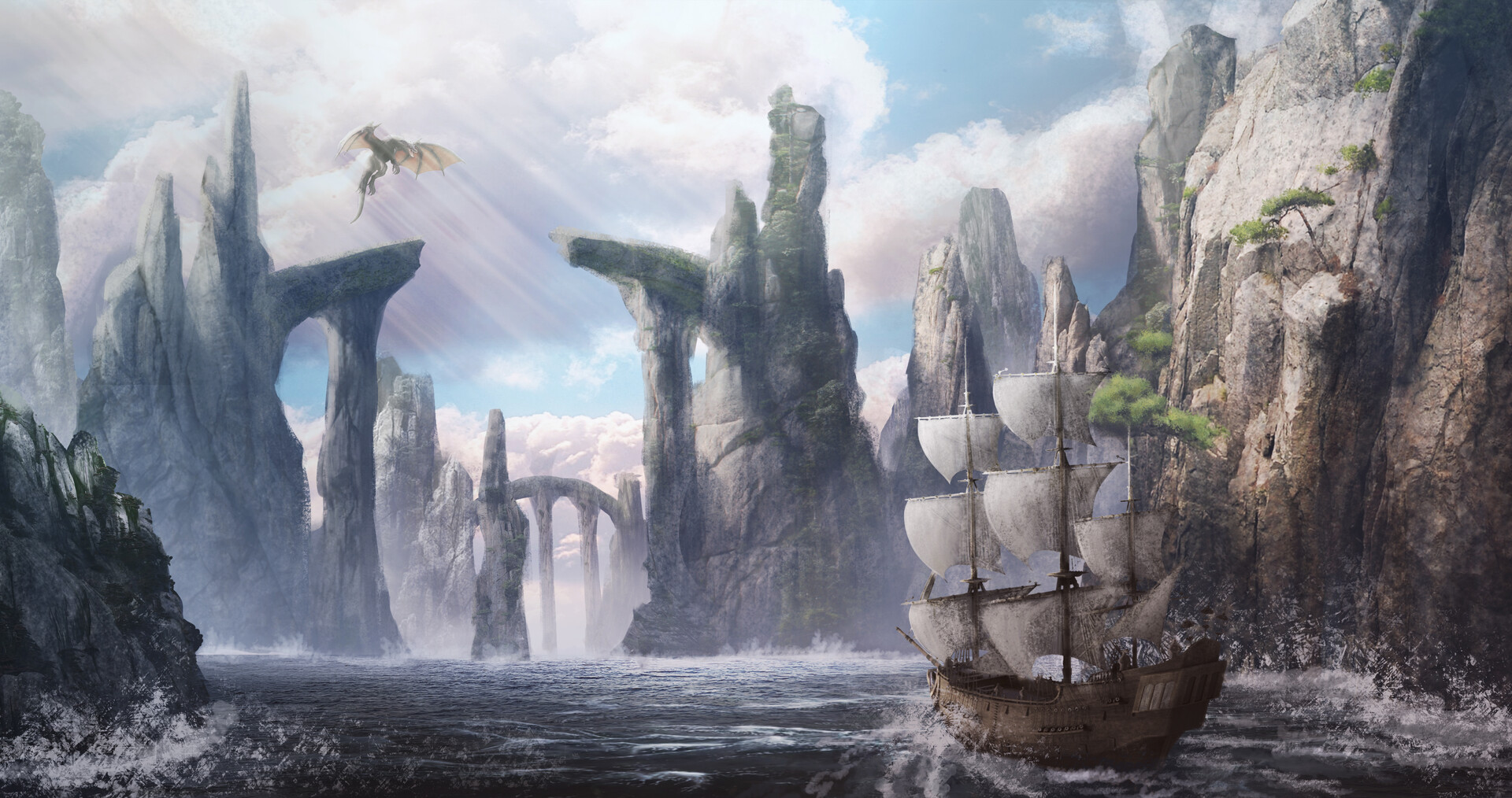 ArtStation Matte Painting Practice