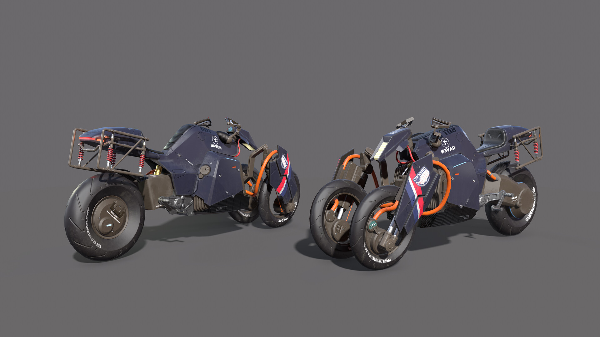 Reverse Trike Design Reverse Trike OP 1/12 Model Kit