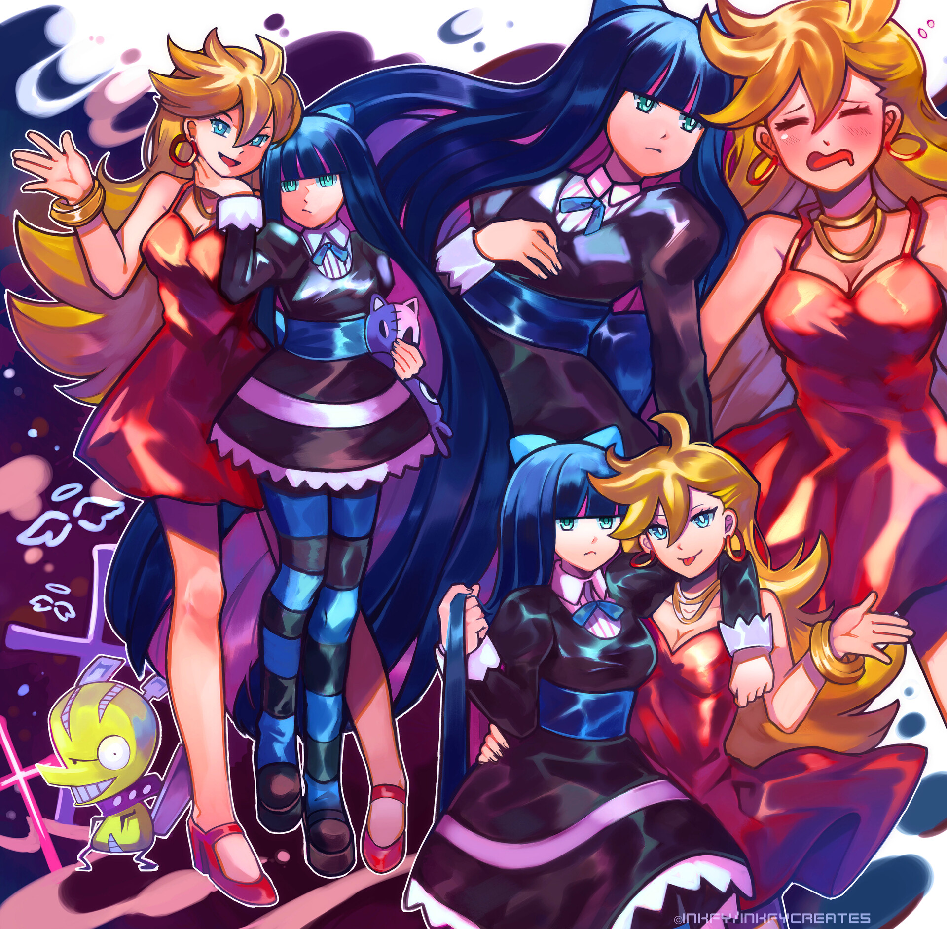 ArtStation Panty x Stocking [Fanart]