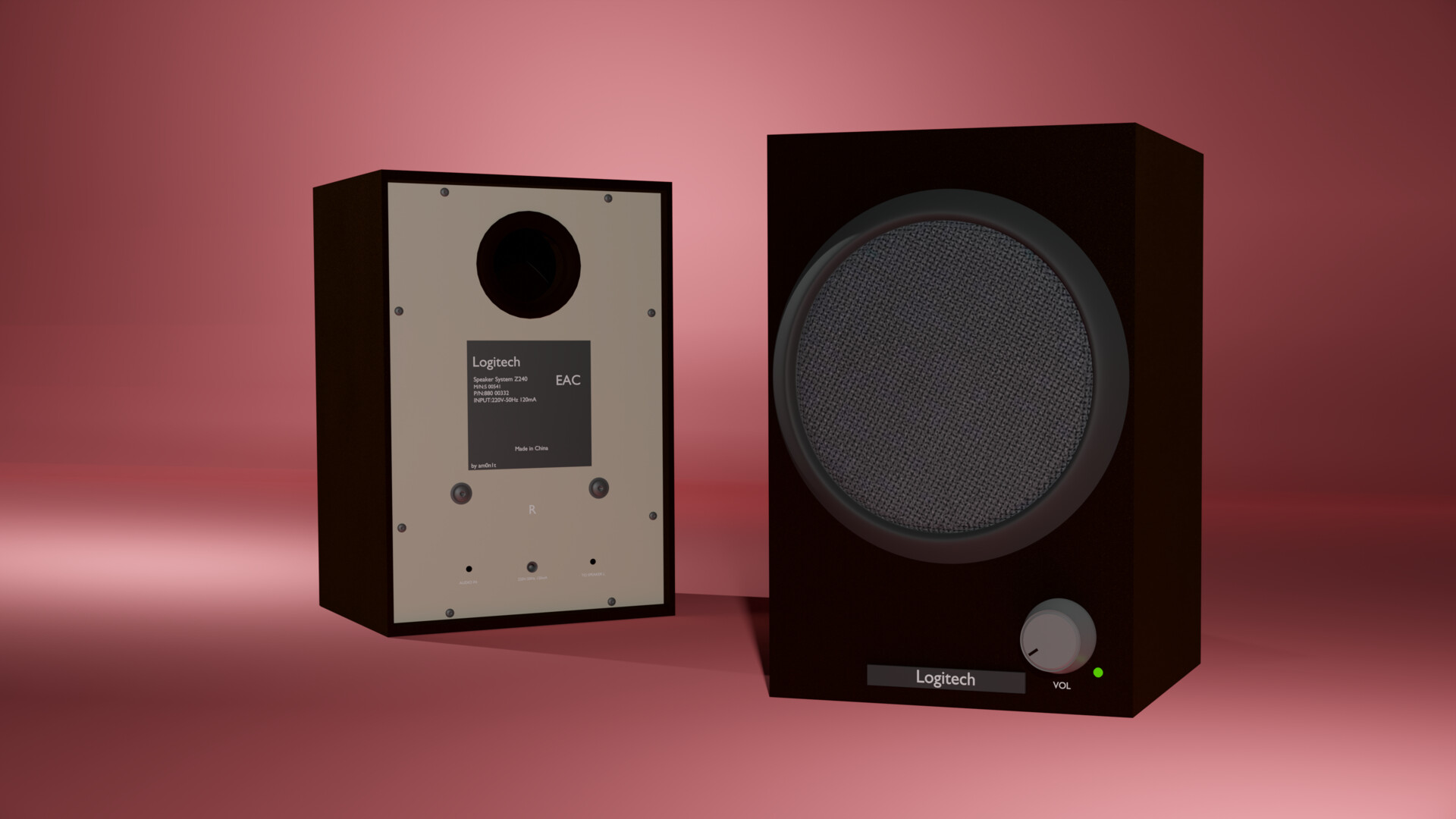 hoek Opheldering Afwijzen ArtStation - Logitech Speaker System Z240