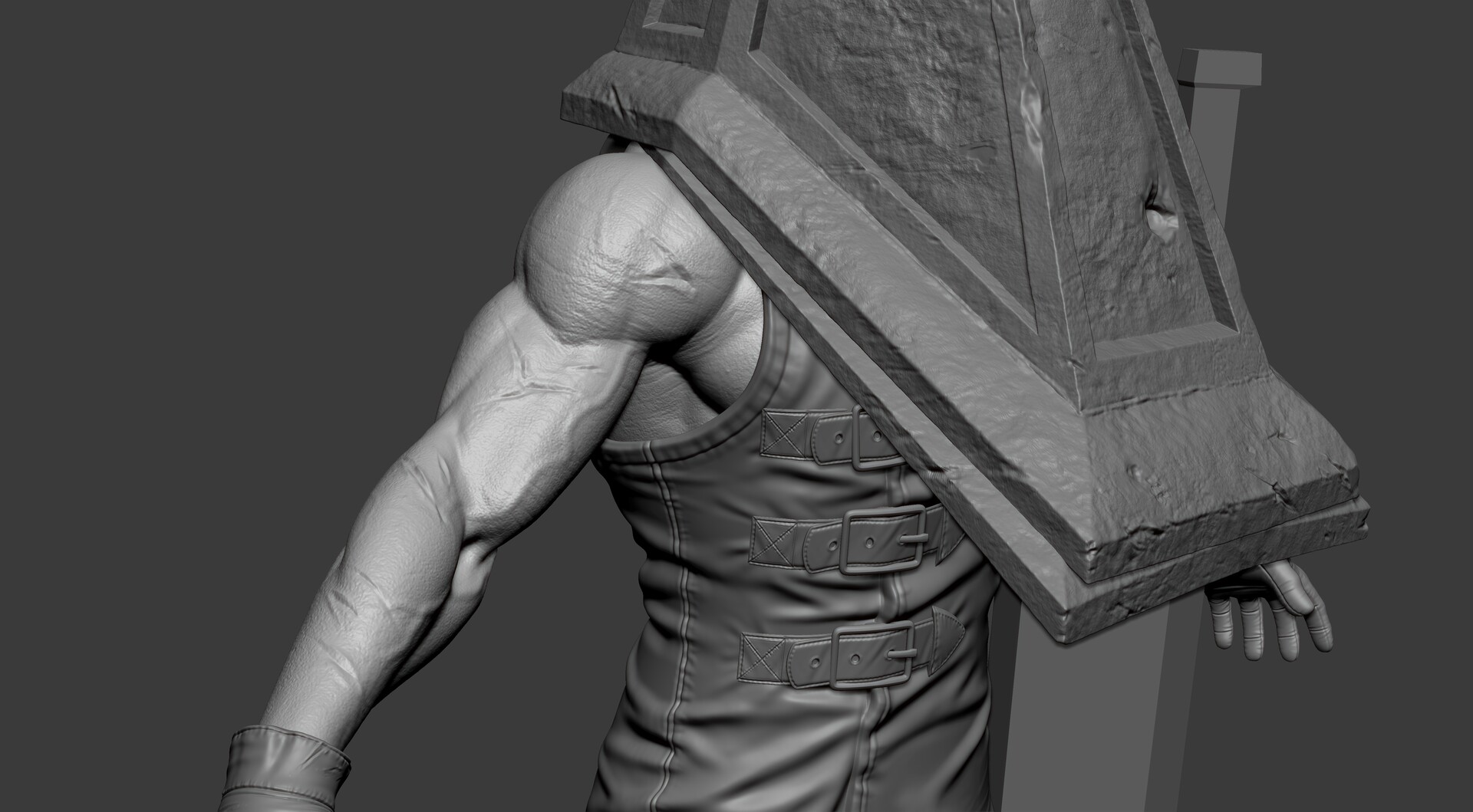 Pyramid head (Silent Hill) WIP - shader help - ZBrushCentral