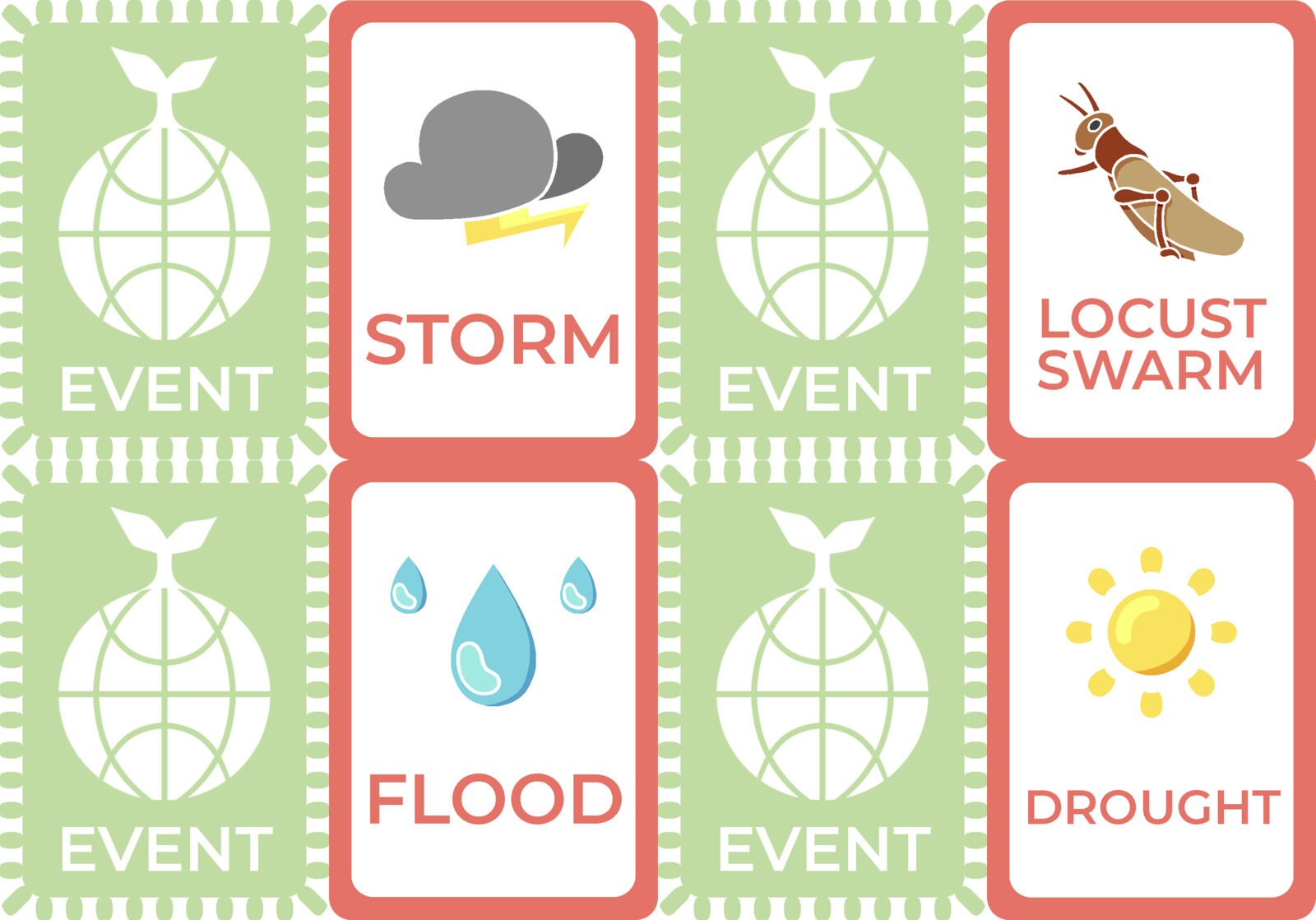 Card game printables