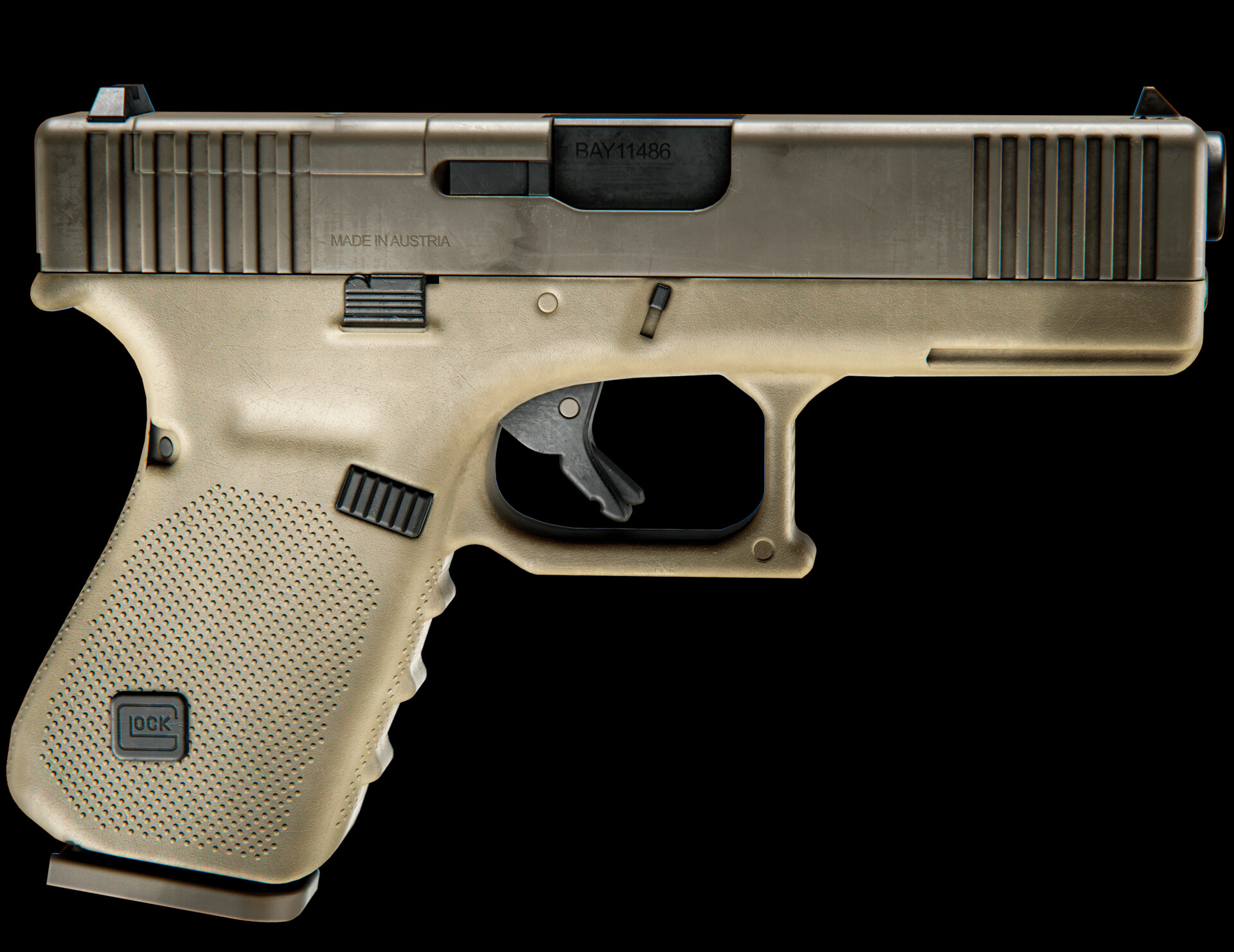Glock 19 Desert Color