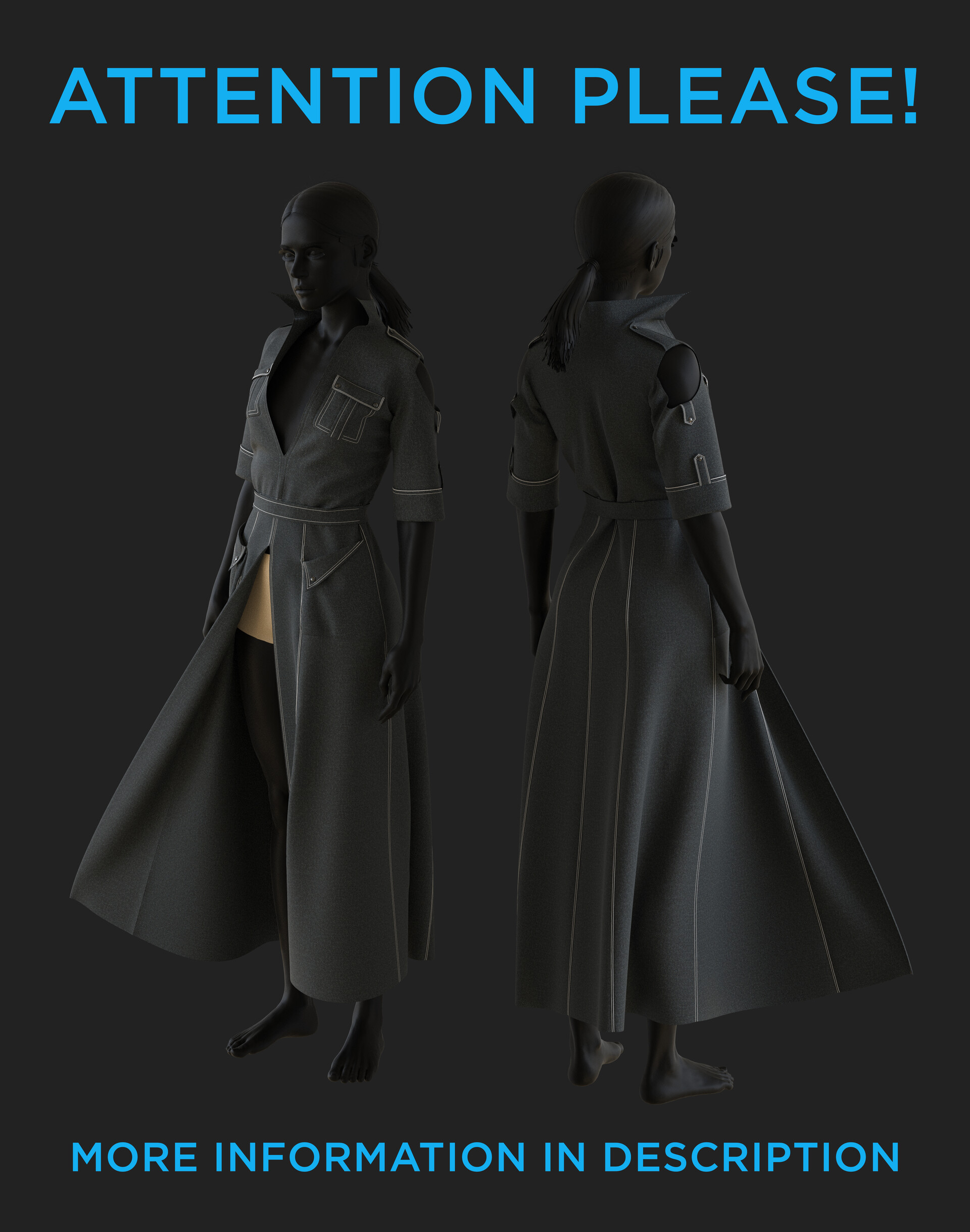 Artstation - Military Style Dress