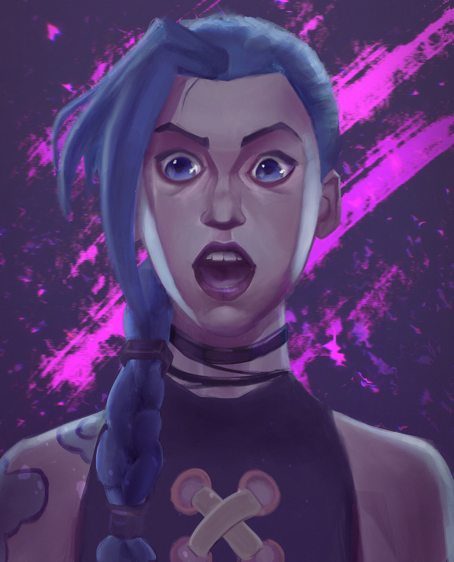 ArtStation - Jinx - expression study