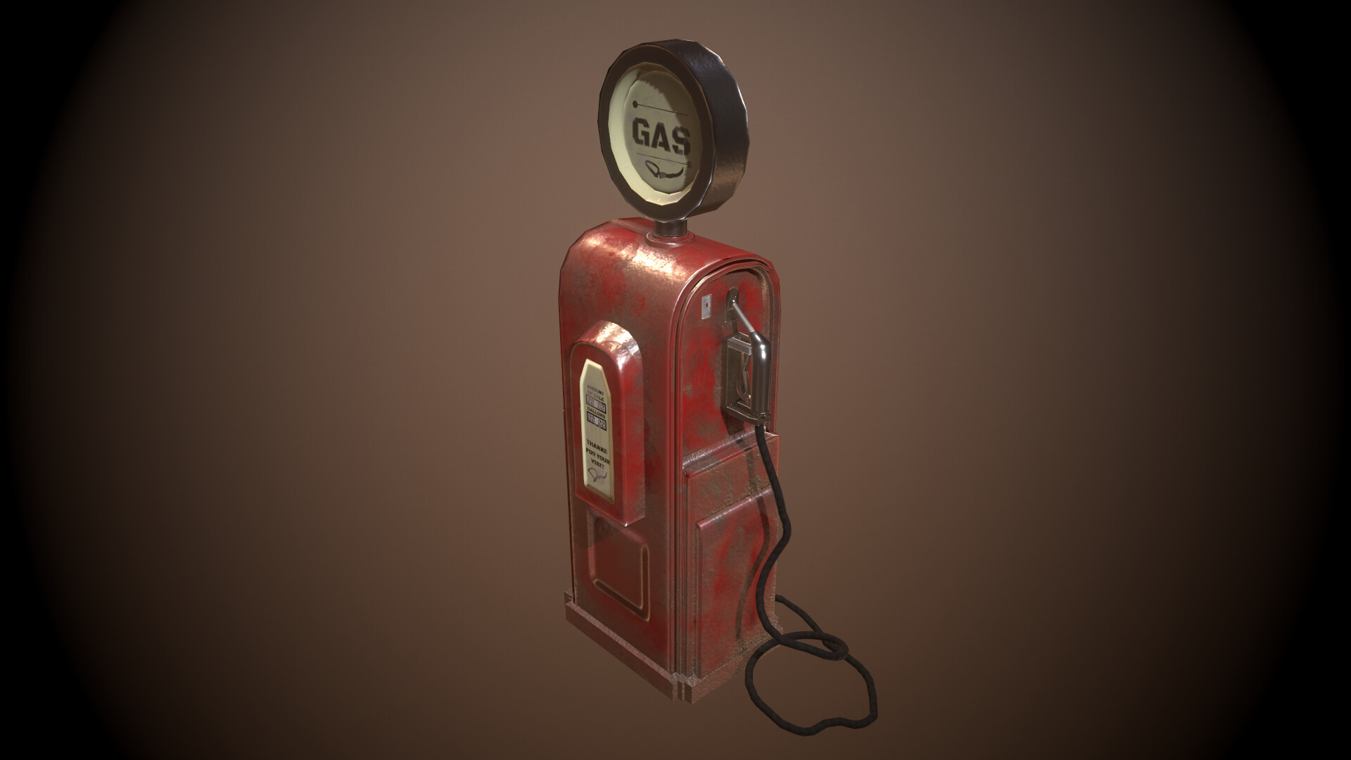rodrigo iglesias lopez - 3D High poly gas pump.