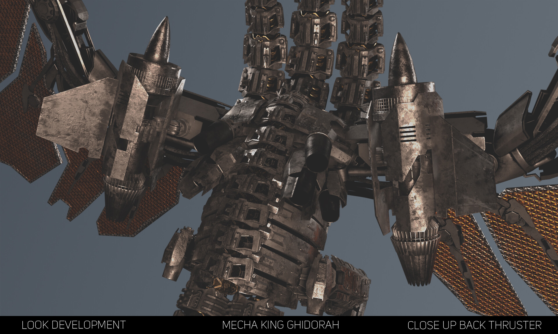 ArtStation - MECHA KING GHIDORAH 2022