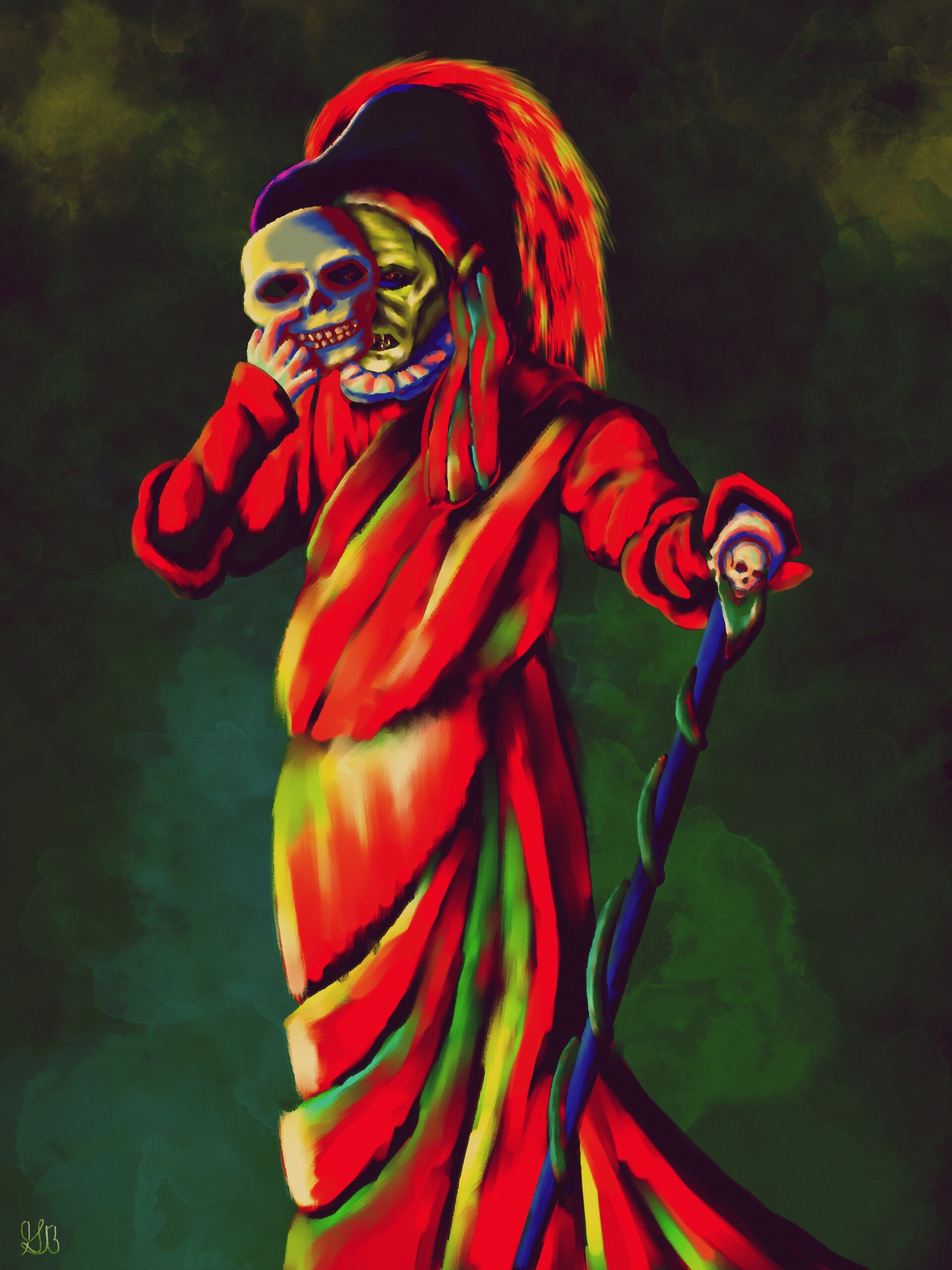 ArtStation - The Phantom of the Red Death