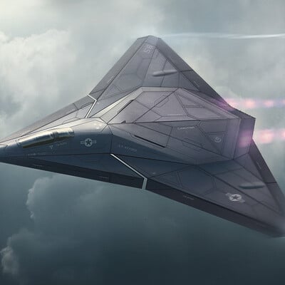 Encho enchev stealth fighter concept
