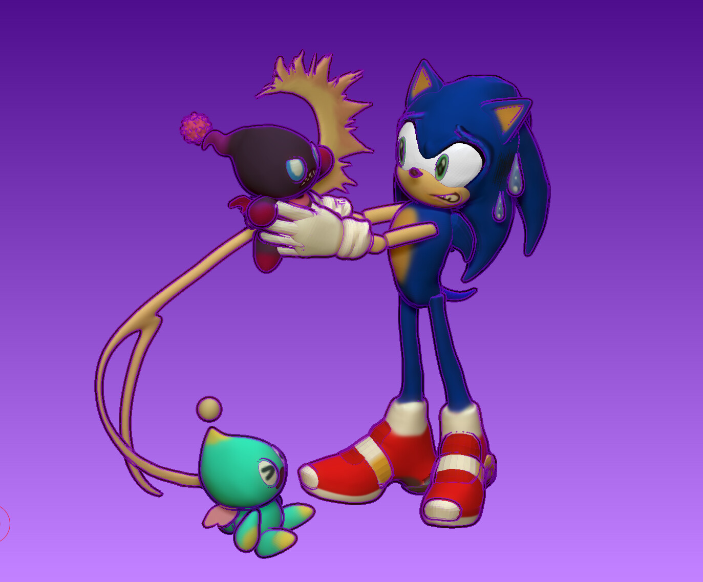ArtStation - Darkspine Sonic