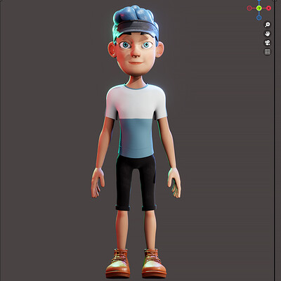 3D Modeling - Boy - Luke - Blender 3.0