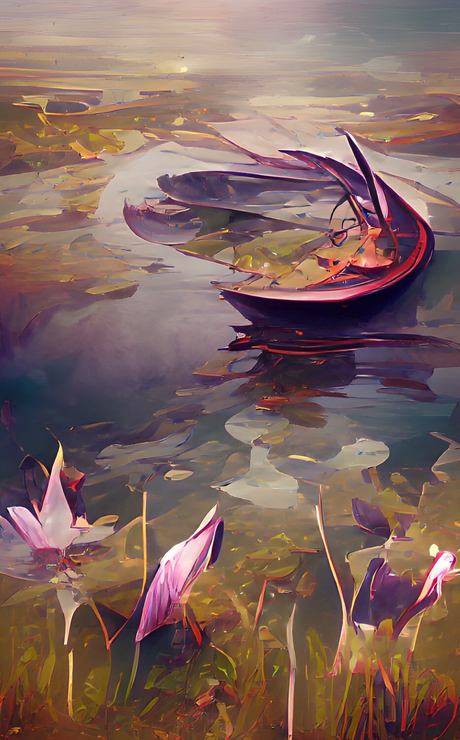 ArtStation Lily Boats on Water Look Dev