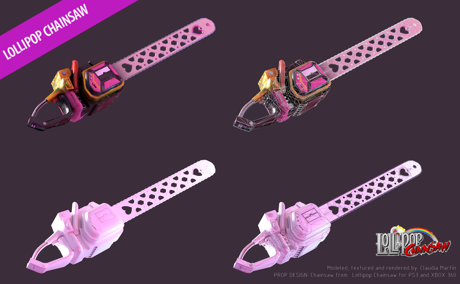 Qenoxis Design on X: Steam Artwork Design - Lollipop Chainsaw by