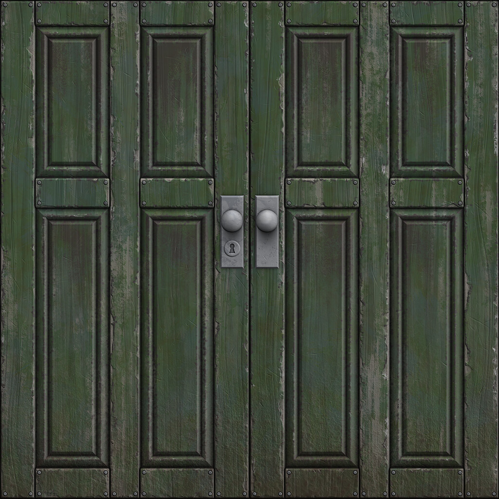 ArtStation Dishonored game style door