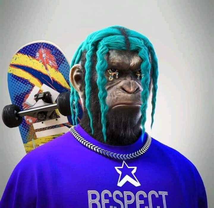 onamo artist 3d nft ape, 3d bored ape, 3d nft character design, nft