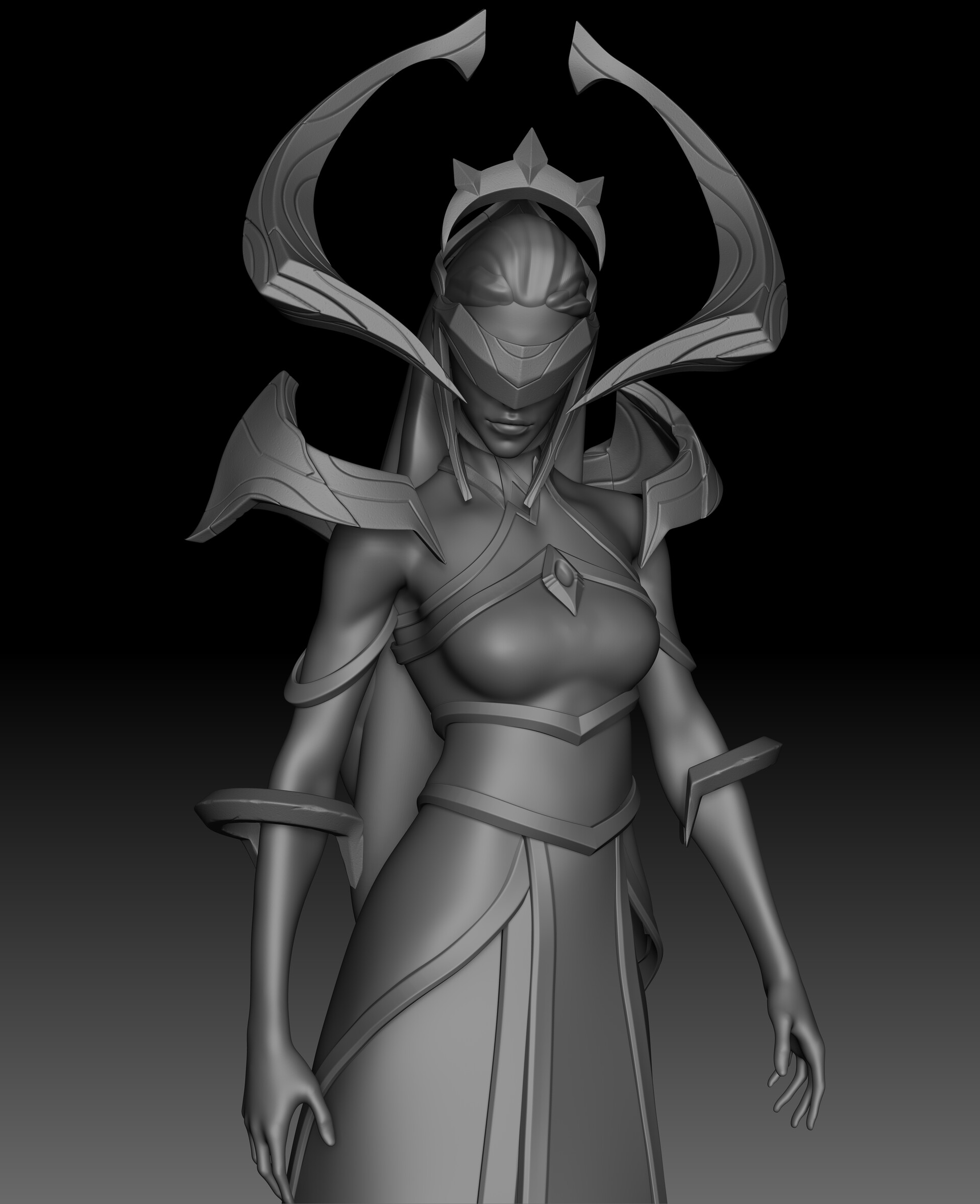 mar-valls-lol-lissandra-dark-cosmic-fanart-sculpting-modeling