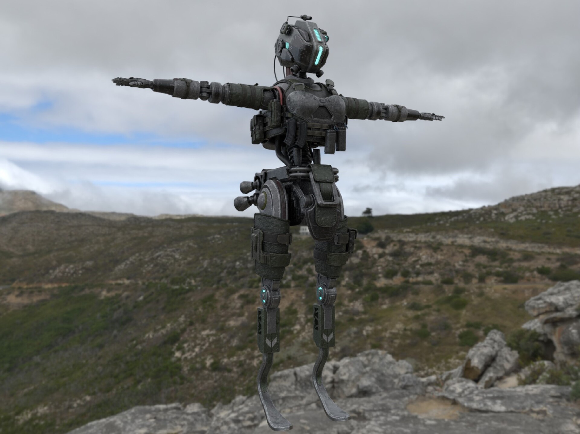 ArtStation Stim Titanfall 3D Model